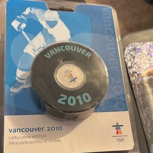 Vancouver 2010 Lucky Loonie and Puck